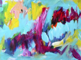 naiads-waternymphs, 2022, acrylic/canvas, 60x80cm
