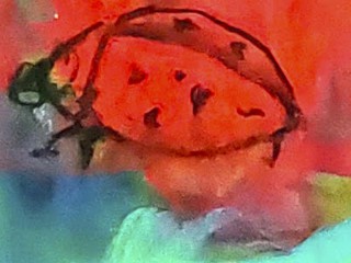 detail from painting paraíso II