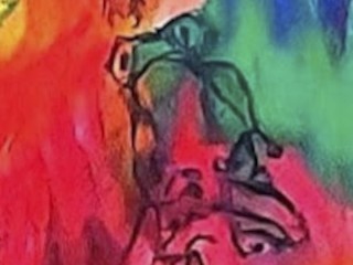 detail from painting paraiso I
