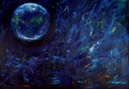 só há uma terra / there is only one earth, 2025, técnica mista s. tela, 120x170cm